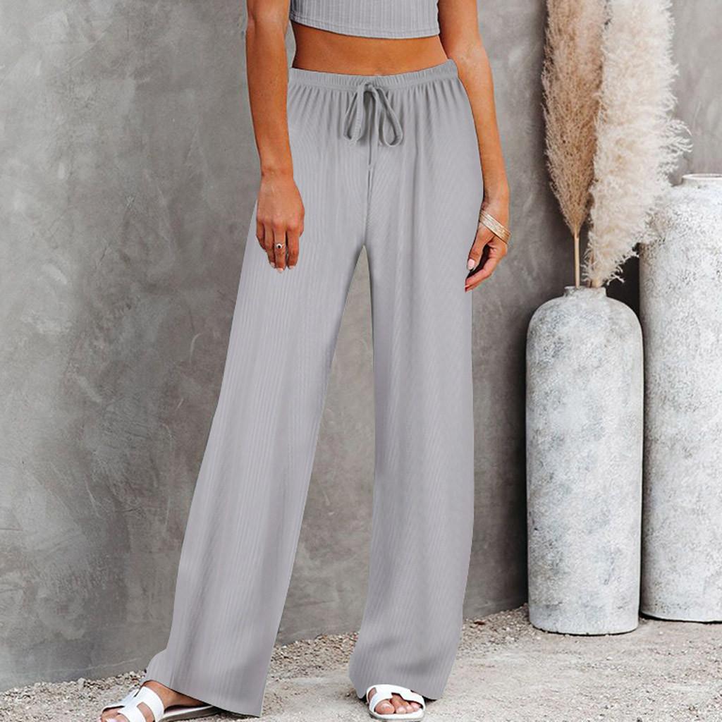 Buy Women Casual Solid Straight Elastic 
