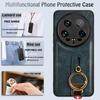 For Xiaomi 14 Ultra Case PU Leather+PC+TPU Wristband Kickstand Drop-proof Phone Cover