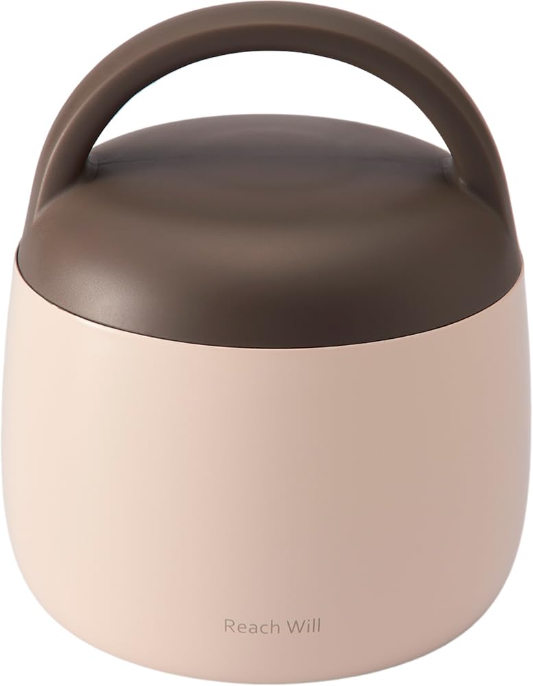 Reach Will Thermos 500ml Insulates for Hot or Cold Lightweight Compact Size with Handle for Easy Easy Side Dish Container the Side Dish RME-50IV,