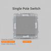 1Pcs Dual USB Fast Charge Panel Wall Switch EU French Socket Module  for EU Standard Wall Mount DIY