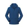 Unisex Waterproof Hooded Workwear: Warm, Thick One-Piece Storm Jacket for Autumn/Winter, Customizable with Logo