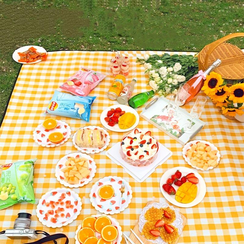 Portable Waterproof Picnic & Camping Mat - Thick, Moisture-Proof, Outdoor Floor or Seat Cushion