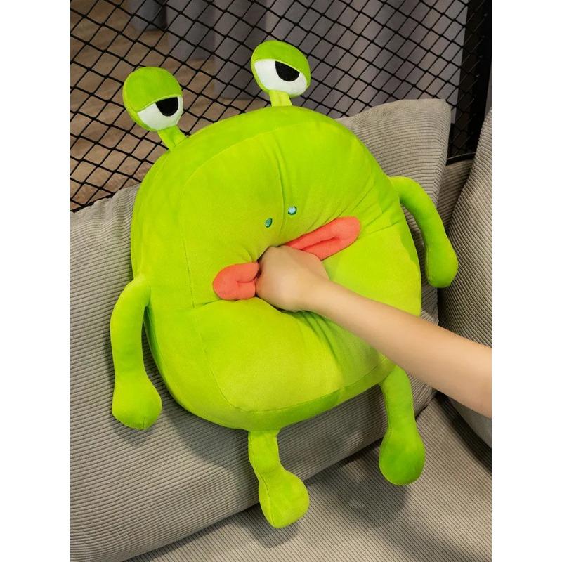 Creative Frog Plush Toys, Soft Stuffed Animals, Cute Frog Plush Pillow Toys, Simulated Children's Gifts for Families