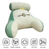 Bed Rest Reading Pillow with Arm Support Cartoon Print Detachable Backrest Support Sofa Couch Pillow Cushion