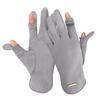 1 Pair Winter Cycling Gloves for Women Men Solid Color Touch Screen Five Finger Gloves Plush Lining Skiing Gloves