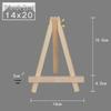 Wooden Foldable Mini Tabletop Easel for Painting and Sketching