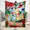 Christmas Friends Celebration Customize Your Name Blanket Multi-purpose Customizable Blanket Warmthful Decor Great for Nap Living Room Office Couch