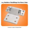 Door Hinge Smooth-Pivot Hardware Sturdy for Workshop Doors