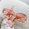 Retro Y2k Hollow Out Sunglasses With Pc Lenses For Festival Wear And Fashion Demonstrations