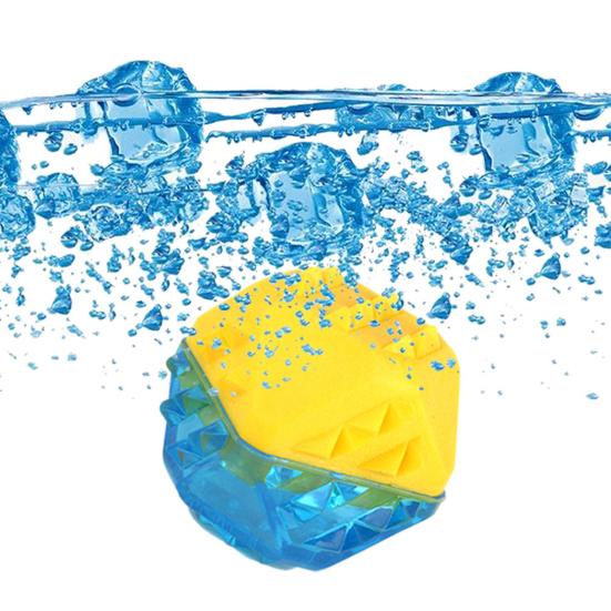 Dog Cooling Toy Heat-Relieving Bone Shape TPR Bite Resistant Pet Molar Chew Toy for Summer