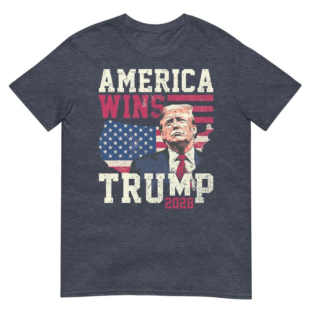 Trump 2028 America Wins TShirt
