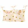 2 Pockets Diaper Storage Bag Portable Baby Bedside Bag New Crib Hanging Storage Bag  Infant Room