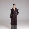 Women's Pure Wool Knit Cardigan: Autumn/Winter 2025, Thickened Lapel, Zipper, Lazy Style Sweater.
