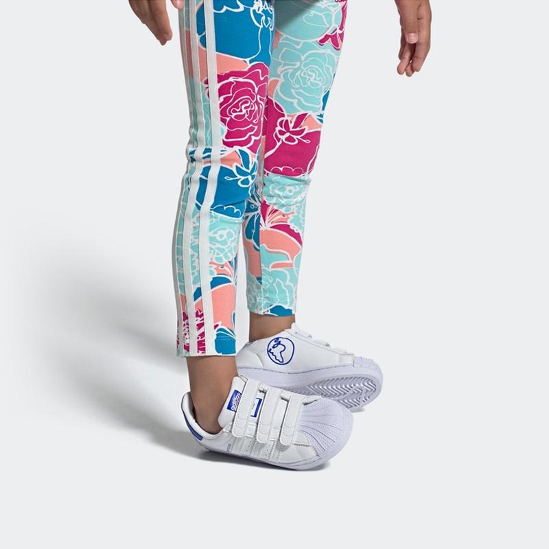 Adidas Originals Cf C Breathable Low-Top Skate Shoes Kids Sneakers White Blue FX7169