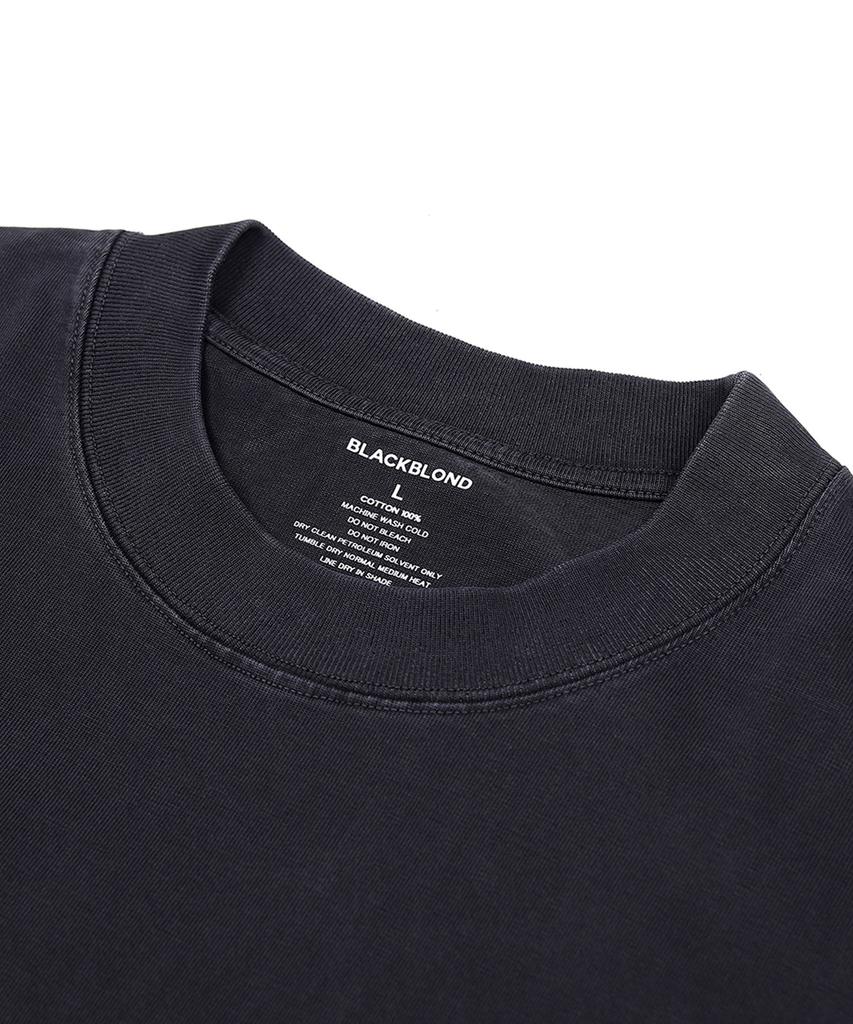 BLACKBLOND Vividi Vintage Clash Pigment Short Sleeve T-Shirt (Vintage Black)