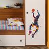 Creative Basketball Players Background Beautification Decoration Wall Stickers
