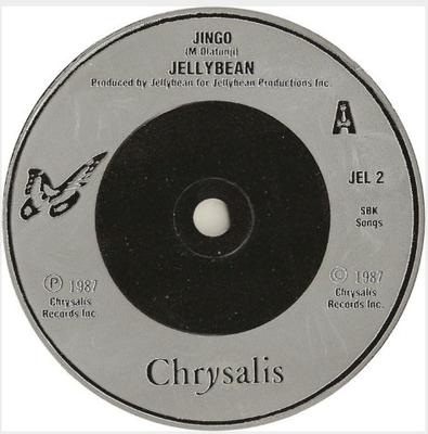 7inch Record JOHN "JELLYBEAN" BENITEZ - Jingo JEL2 Chrysalis 1987 UK Dance & Electronica Used