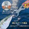 LAGOPICCO Fish Fish Lightweight 30kg Weight Fishing Includes Safety Rope Storage Case Grip, Pistol-Shaped Catcher, 175g, Capacity, Aluminum,