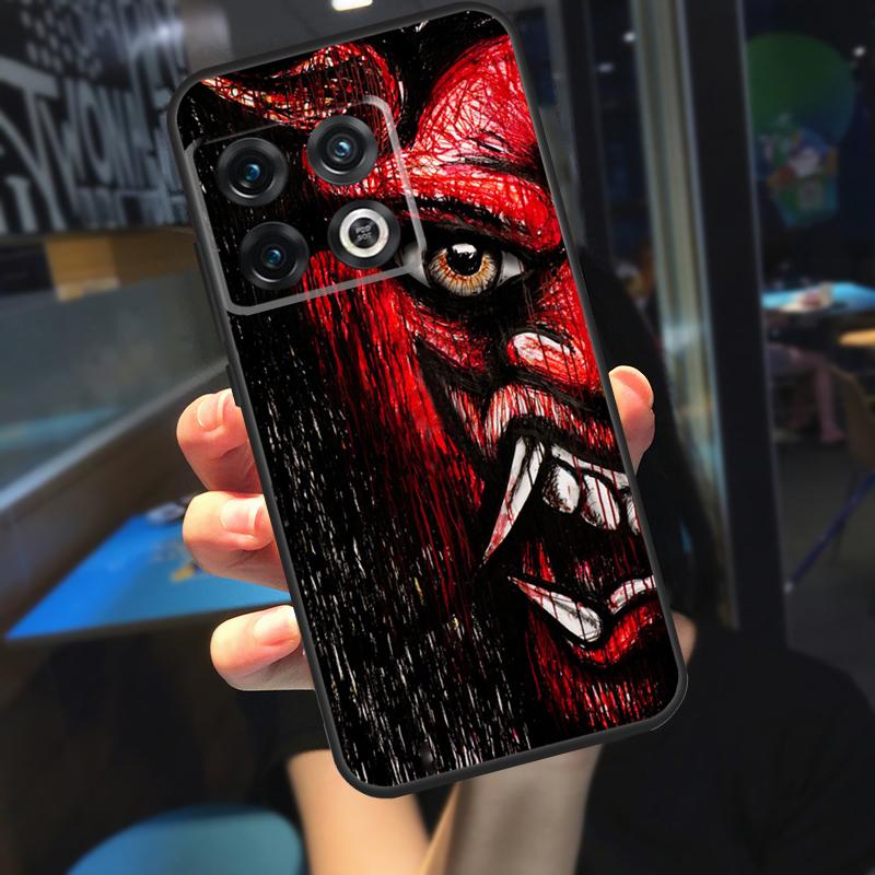 Oni Hannya Mask Funda For OnePlus 13R 13 12 R 11 9 10 Pro 8T 9RT 10T OnePlus Nord CE 4 2 3 Lite N20 N30 Case