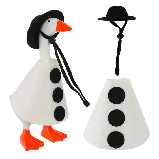 Christmas Porch Goose Outfits for 23 Inch Goose Statue Felt Tree/Snowman/Reindeer