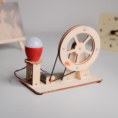 Handkurbelgenerator für Kinder DIY-Bausatz für wissenschaftliche Experimente