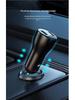 Dual USB Car Charger for Huawei - 66W Fast Charge, 100W Digital Display, Cigarette Lighter Adapter