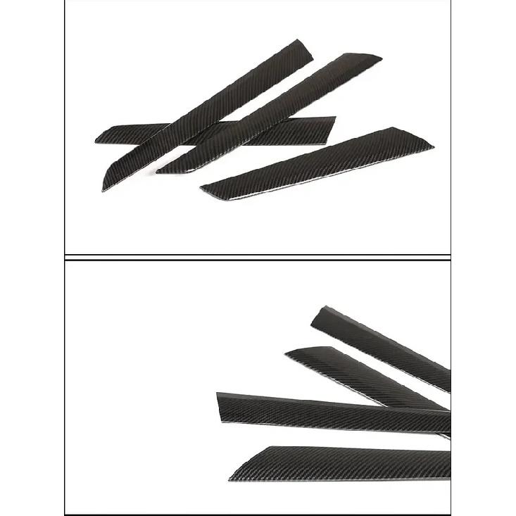 Carbon Fiber Interior Door Handle Panel Strips Trim for Mercedes Benz C Class W204 2007-2014 Car Accessories