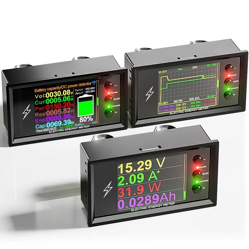 DT20 DC-Messgerät Lithium-Batterie-Leistungskapazitätstester 420 V 30 A-600 A Gleichspannung WiFi Online-Version Bidirektionales Amperemeter