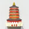 China Souvenirs Chinese New Year Lantern Fridge Magnets Hangzhou Leifeng Tower Guiyang Fenghuang Ancient Town Fridge Stickers