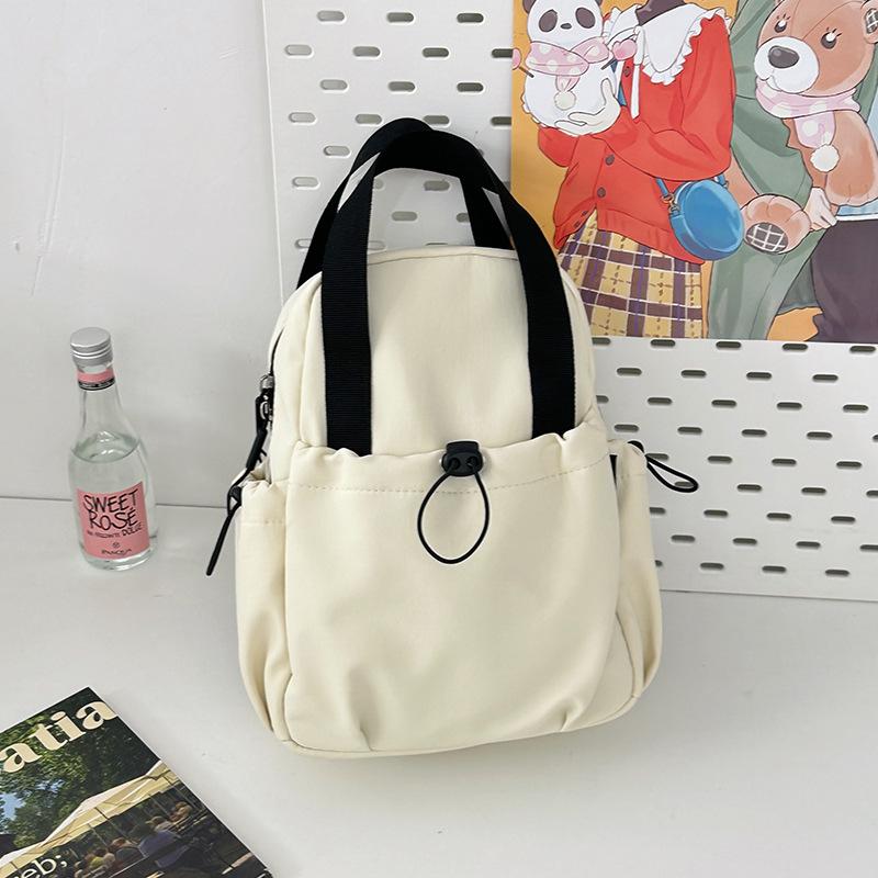 Backpack Women's 2025 New Simple Solid Color Mountain Functional Small Shoulder Bag Outdoor Travel Lightweight Small Backpack for Men