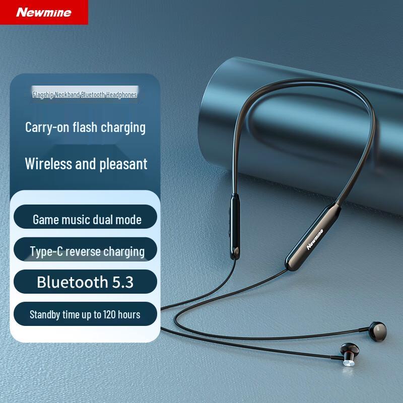 Newsmy SL80 Upgraded Neckband Bluetooth Earphones