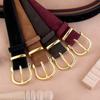 Women S Retro Leather Belt For Dress Ins Style Fashion Belt