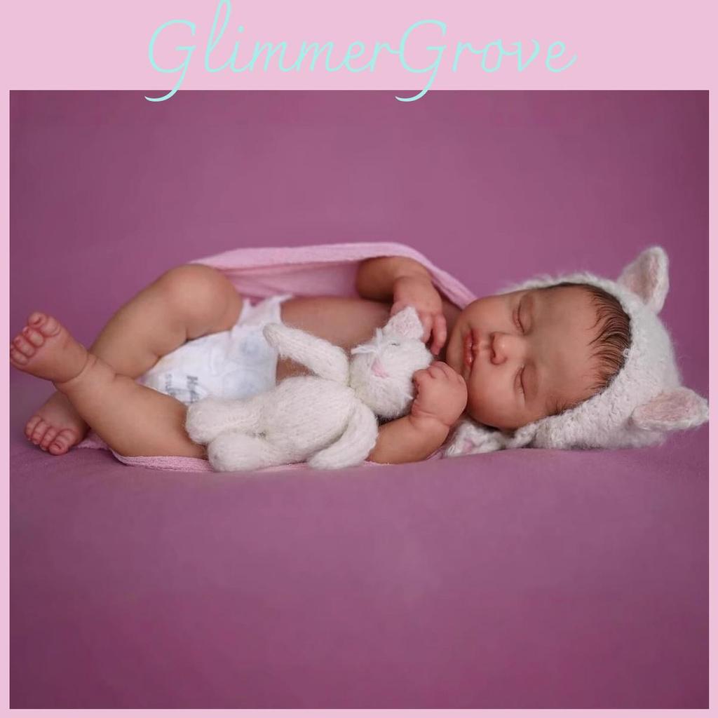 Loulou Reborn Baby Puppe Silikonhaut Realistische Spielzeug Für Sammler Und Kinder
