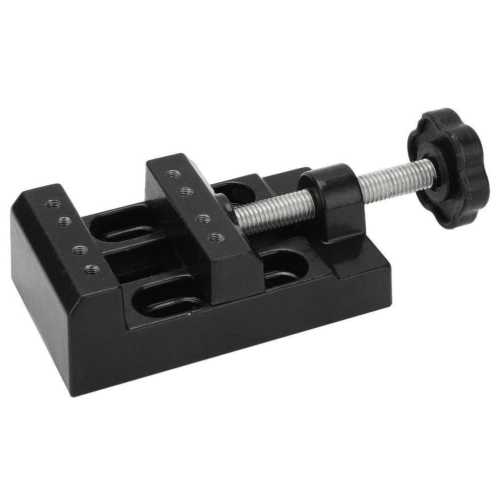 Adjustable Mini Flat Clamp 0-2.2 Inch Clamping Range Table Bench Vice  Craft Carving Tool