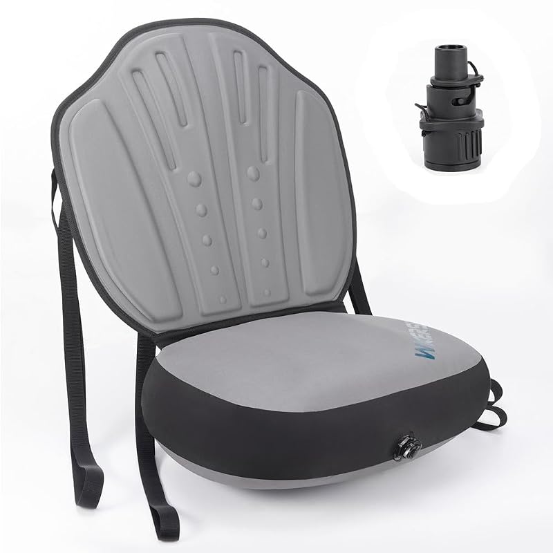 Daconovo Removable Kayak Seat with Back Support - Adjustable Seat for Inflatable Paddleboards and Kayaks