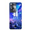 Phone Case - MANIACASE - Oppo A79 5G - TPU Silicone - Black - BTS Group Symbol Army
