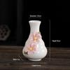 Mini Ceramic Vase for Flowers - Perfect for Home or Office Decor, Holds Dried or Hydroponic Plants