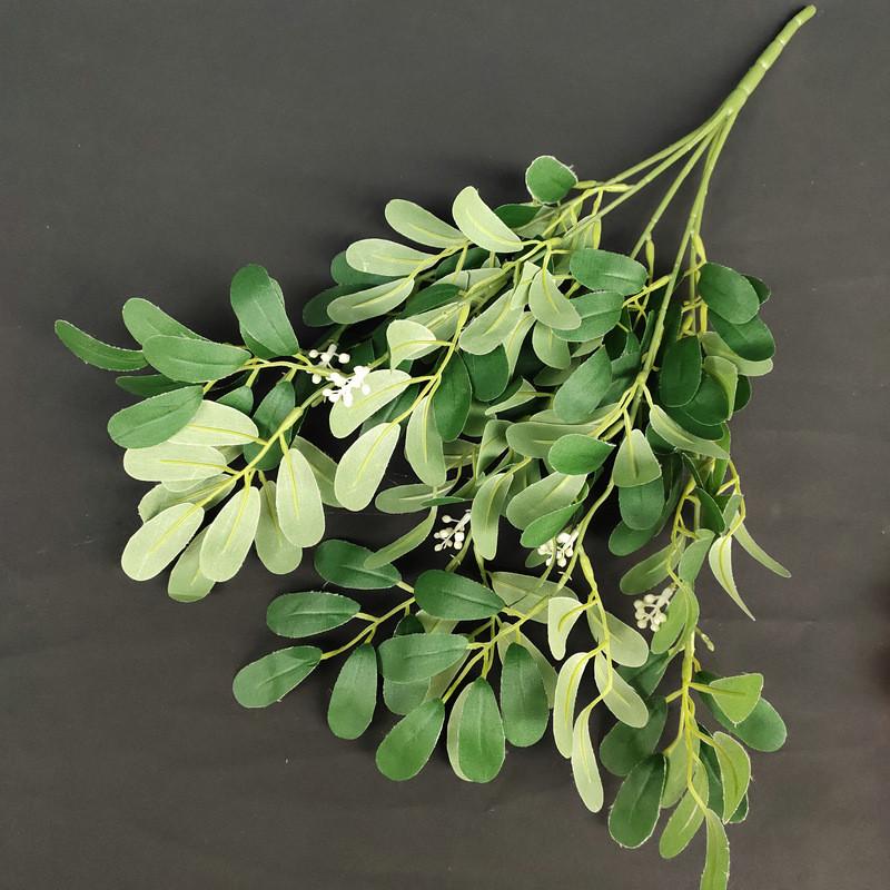 Peanut Artificial Leaf Silk Floral Bouquet Long Stem Wedding Decor Home Display
