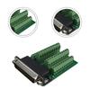 DB44-G2 Male Connector Adapter Module for PCB Mounting Terminal Block Connection in Electrical Control Systems