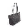 Used FENDI Zucchino Tote Bag 8BH075 Canvas Leather Brown Black Used Women