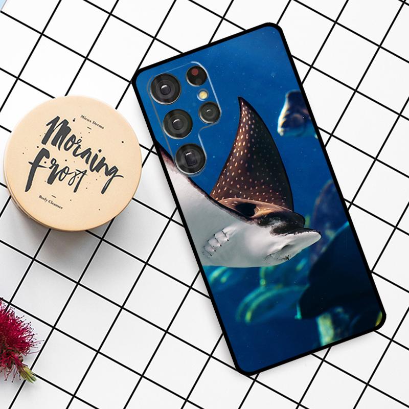 Animal Manta Ray Case For Samsung Galaxy S21 S22 S23 S24 S25 Ultra S9 S10 S25 Plus S25 FE S20 FE Phone Cover