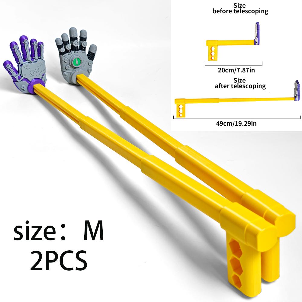 NEW Sci-Fi Telescopic Hand Toy Props Creative Robot Palm 3D Printed Interactive Toy Cosplay and Halloween Costume Accessory