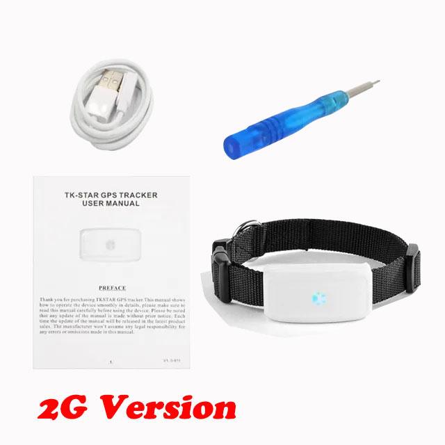 

TK911pro TKSTAR 2G 4G Pet GPS Tracker GPRS Locator TK911 Mini Pets Tracking Device for Dog Cat with Free Web APP Waterproof IP66 TK911-2G No Box