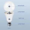 Tuya WiFi Smart LED Bulb E27 Base RGBCW 85-265V Voltage Music Sync Bedroom Table Lamp Ambient Light