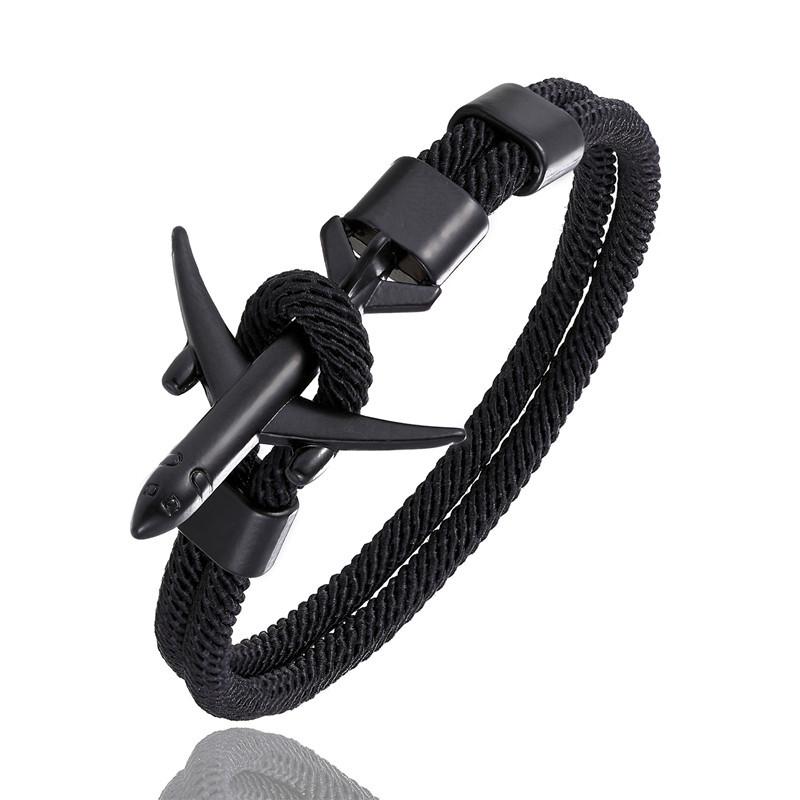 Personalisierte Flugzeug London Skyline Armband Für Männer Pilot Freund Luftfahrt Reise Flugzeug Schmuck Geschenk