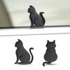 Car Decal Metal Cat 3D Animal Emblem for Scratch Hiding Chrome Finish Zinc Alloy Sticker for Body And Trunk Weatherproof Outdoor Use