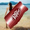 D-Dr Pepper Mikrofaser Strandtuch Saugfähig Schnelltrocknend Weich Yoga Schwimmen Resort Bergsteigen Handtuch