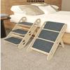 3-Step Foldable Pet Stairs Portable Dog Ramp for Sofa and Bed Small Animal Climbing Ladder Durable Pet Supplies for Cat and Dogs