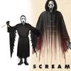 Outfit Halloween Scream Polyester Cloak Mask Cosplay Characters Enthusiasts