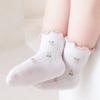 3Pairs/Set Baby Girls Socks Summer Thin Mesh Kids Girl Frilly Lace Socks Cotton Children Dance Princess Sock Spring Summer 0-5Y